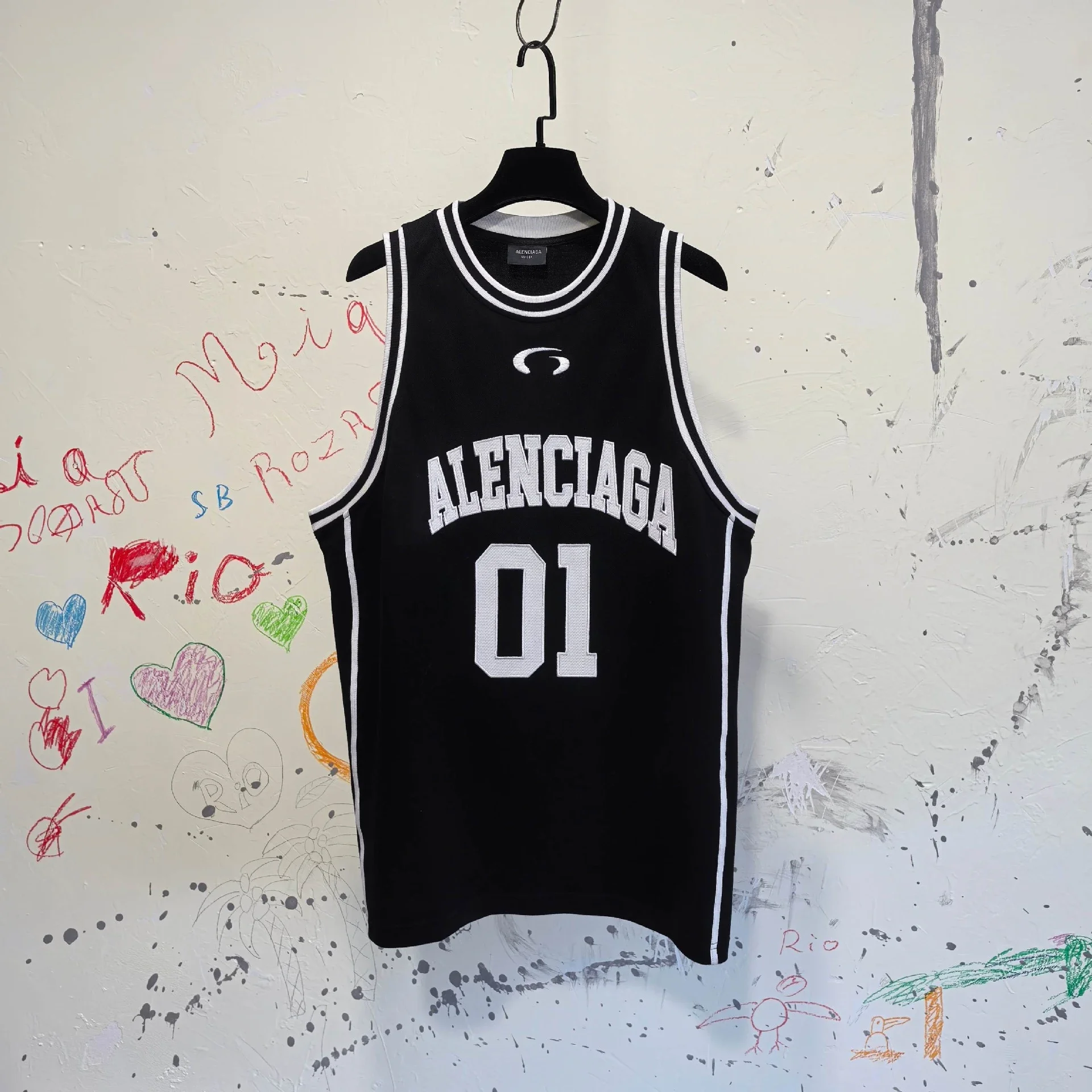 Balenciaga 01 Basketball Jersey