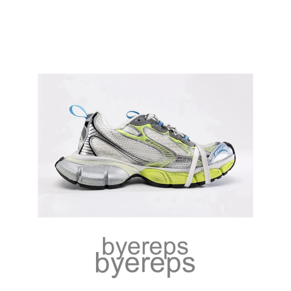 Balenciaga 3xl Chunky Mesh Sneakers White Multicolour