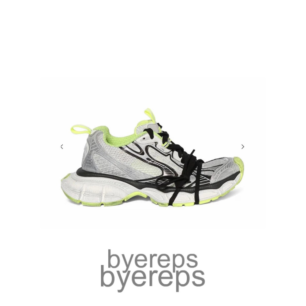 Balenciaga 3xl Distressed Mesh And Rubber Sneakers