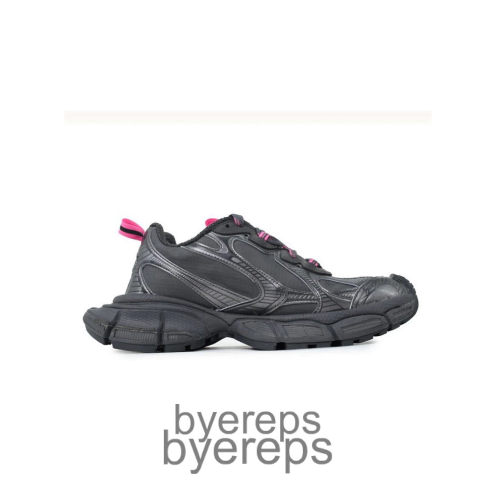 Balenciaga 3xl Embossed Sneakers Black Pink
