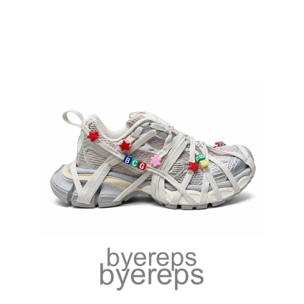 Balenciaga 3xl Extreme Lace Beads Eggshell Mutico