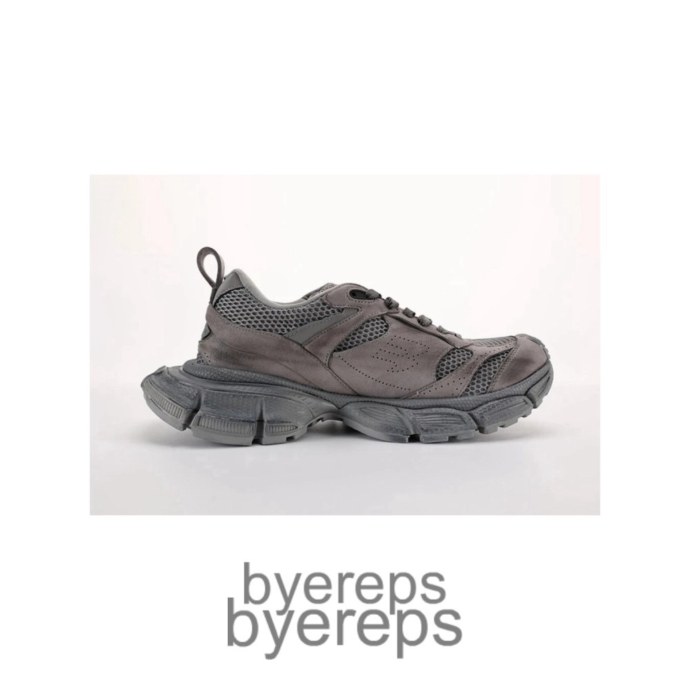 Balenciaga 3xl Sneakers Gray Suede