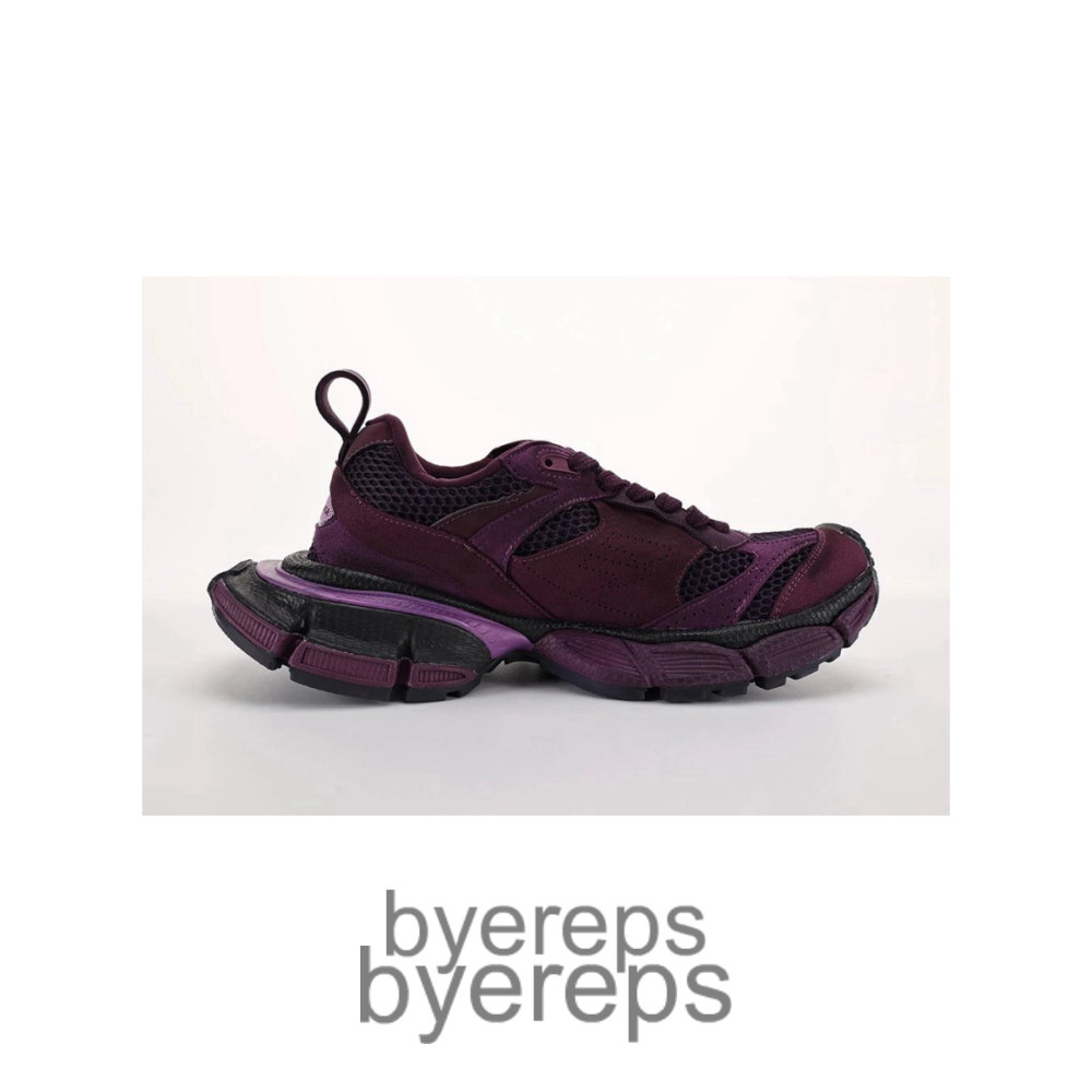Balenciaga 3xl Sneakers Purple Suede Womens