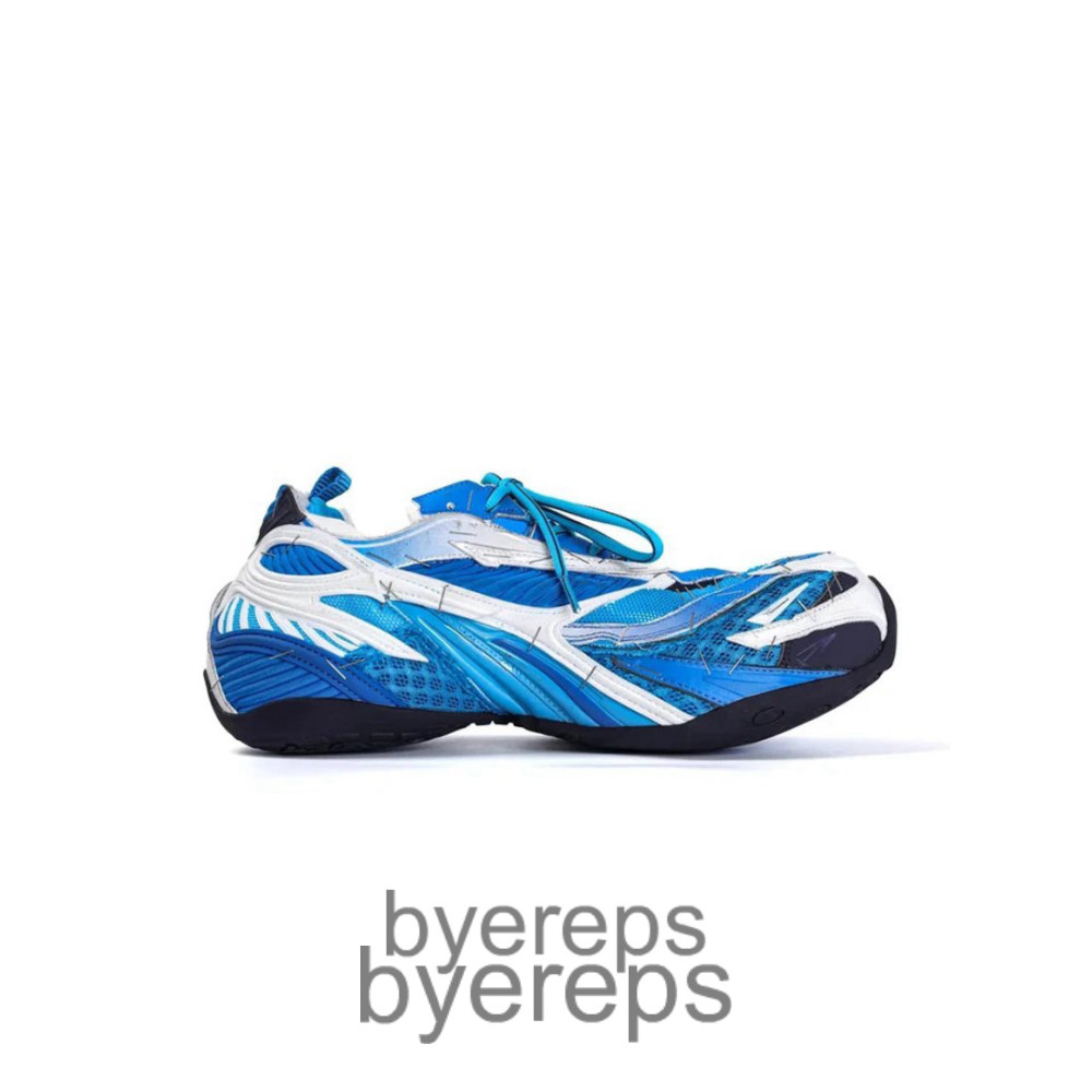 Balenciaga 3xl Soleless Stapled Sneaker Blue