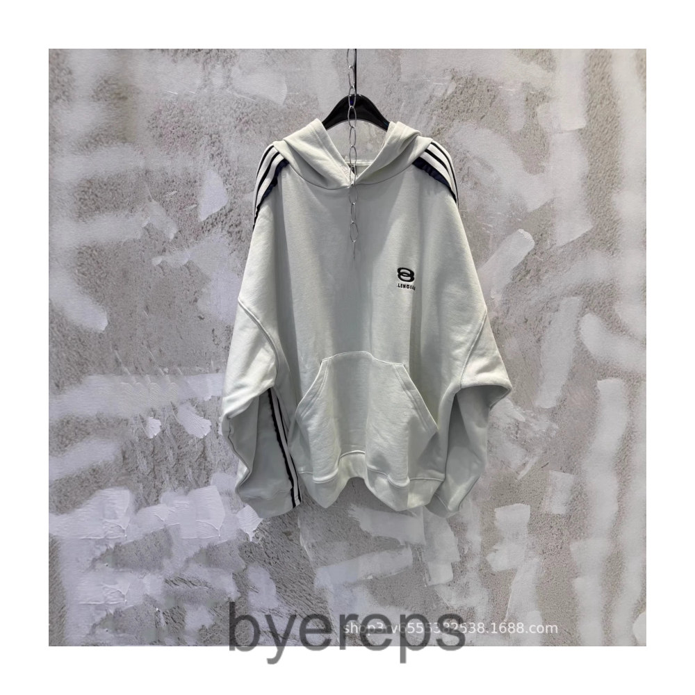 Balenciaga 4 Stripe Hoodie (Unity Logo)