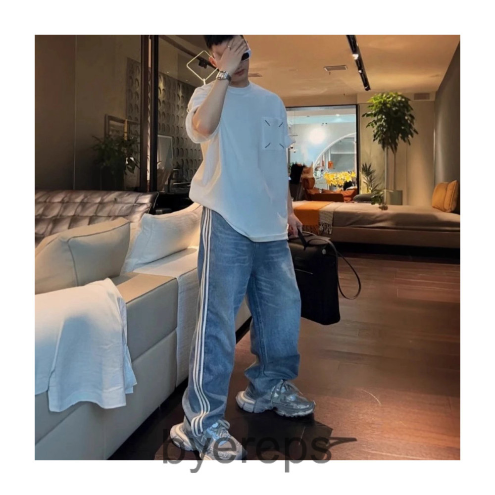 Balenciaga Adidas Baggy Pants Blue