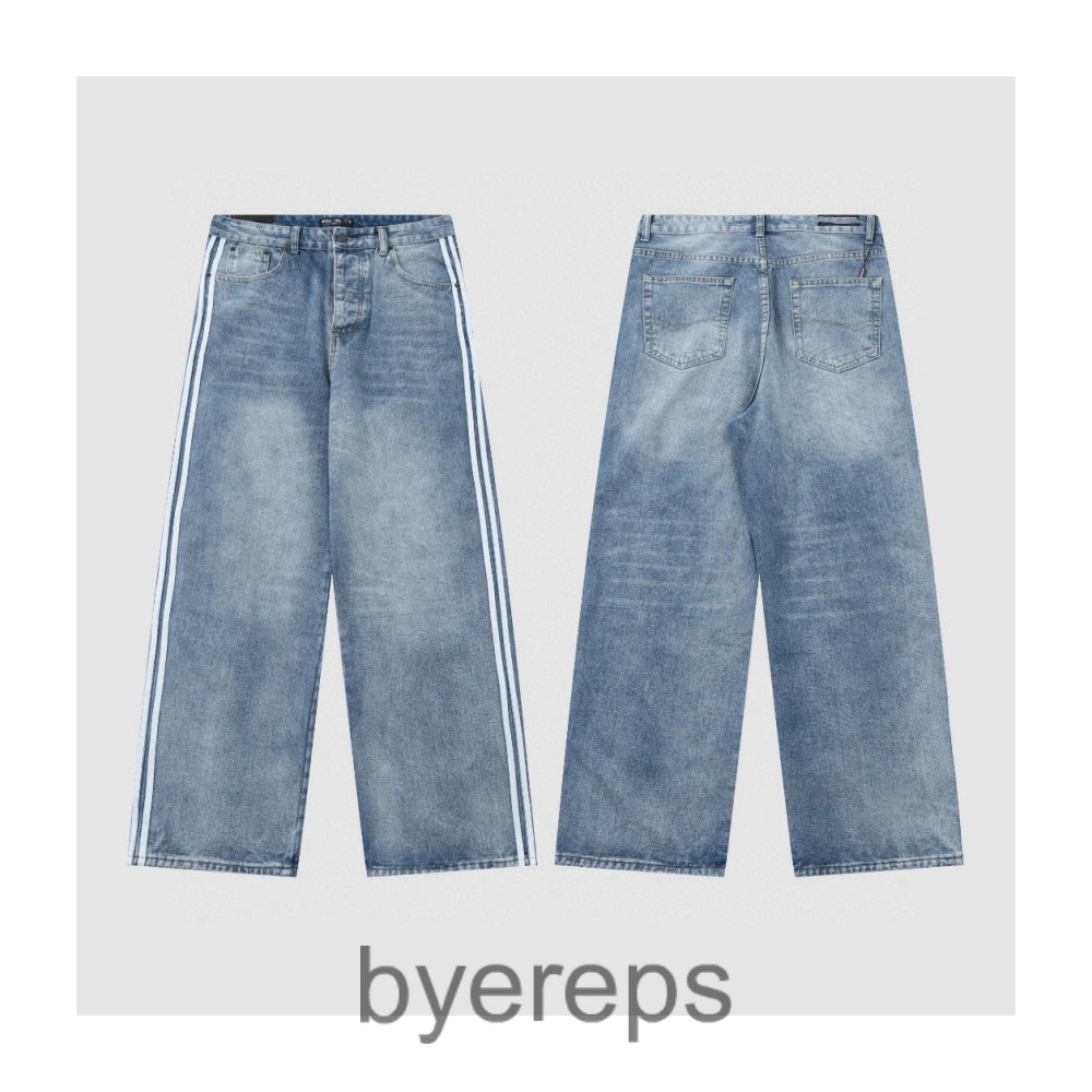 Balenciaga Adidas Baggy Pants Blue — photo 3 of 4