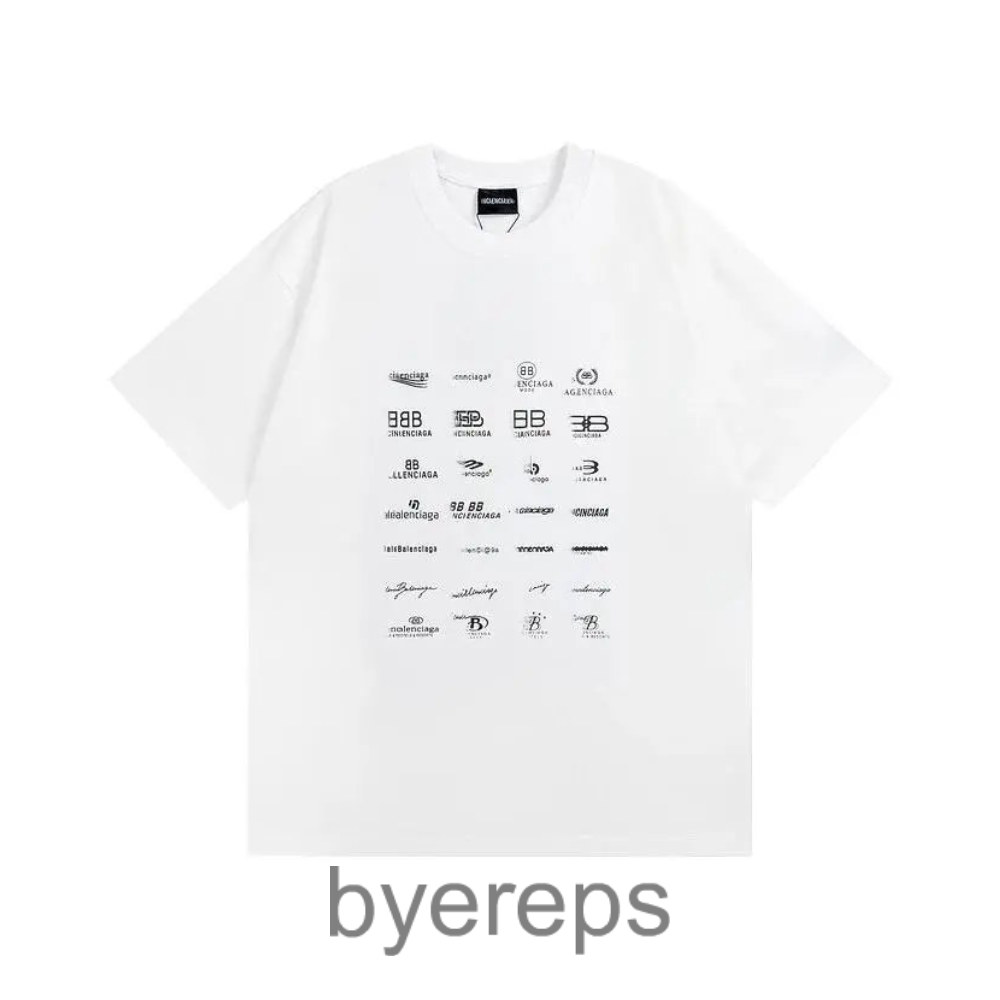 Balenciaga Archives logo Tee