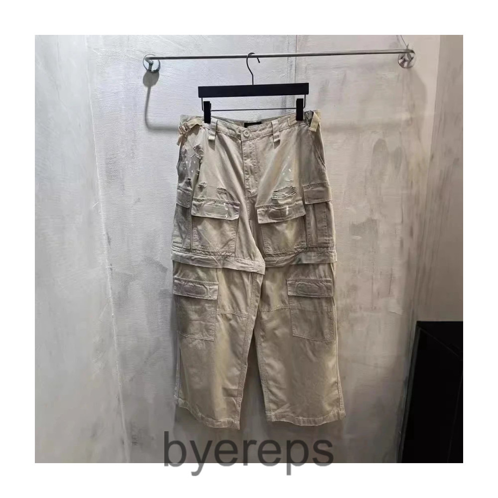 Balenciaga Baggy Distressed Cargo (Black)
