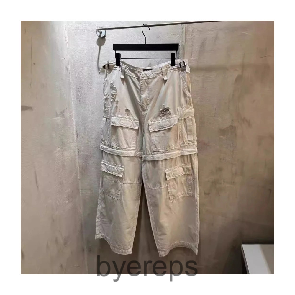 Balenciaga Baggy Distressed Cargo (Black) — photo 2 of 4