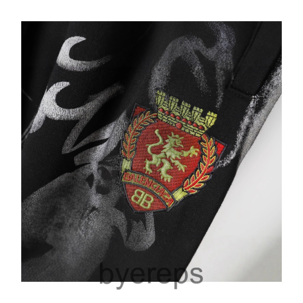 Balenciaga Black White Skater Graffiti Sweatpants — photo 4 of 4