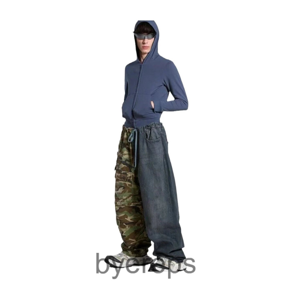 Balenciaga Camo Split Denim