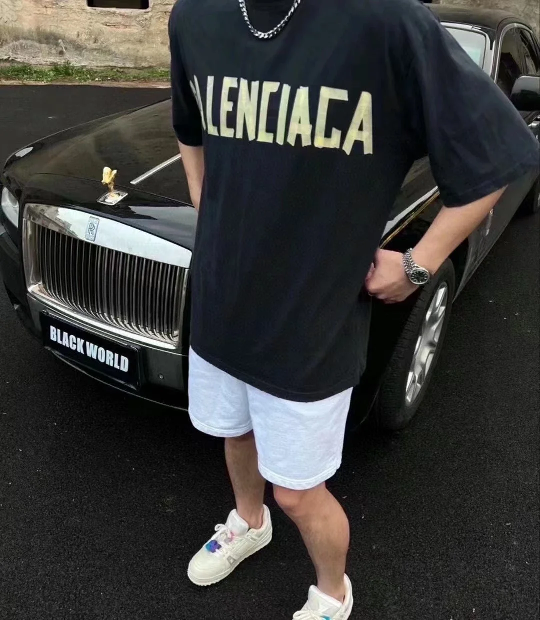 Balenciaga Capital Logo T-Shirt
