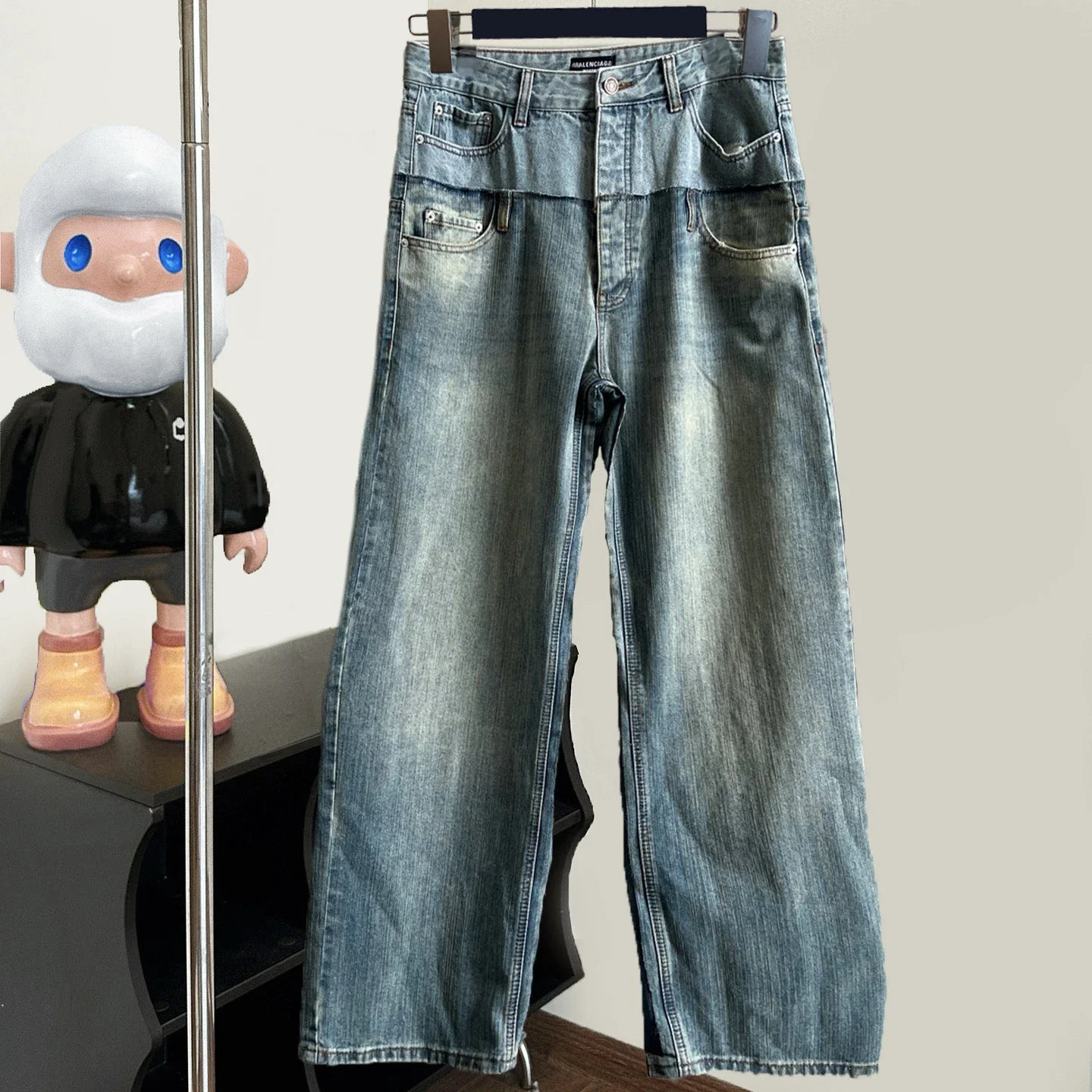 Balenciaga Cut Up Double Waisted Denim