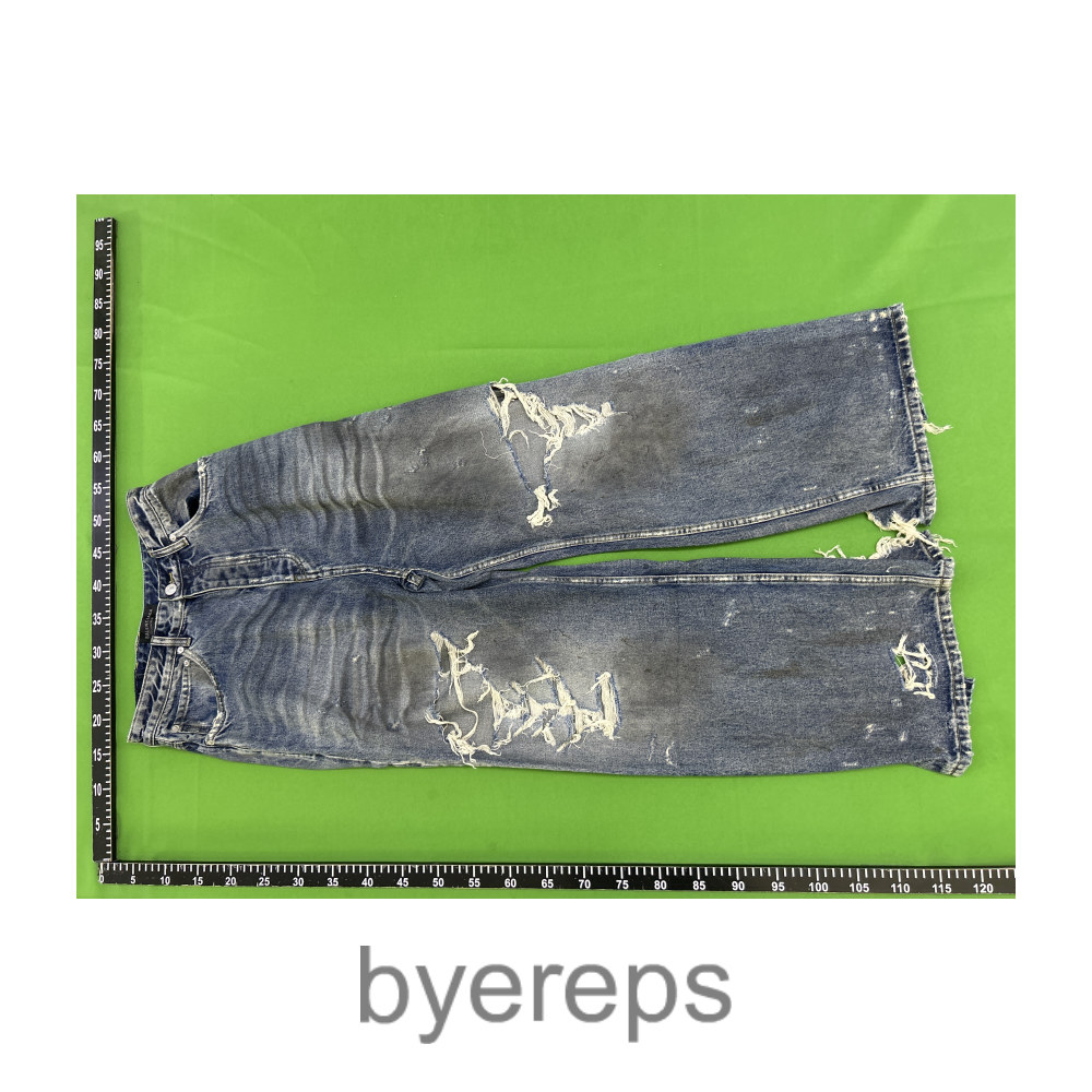 Balenciaga Destroyed Mud Jeans (MVT Batch)