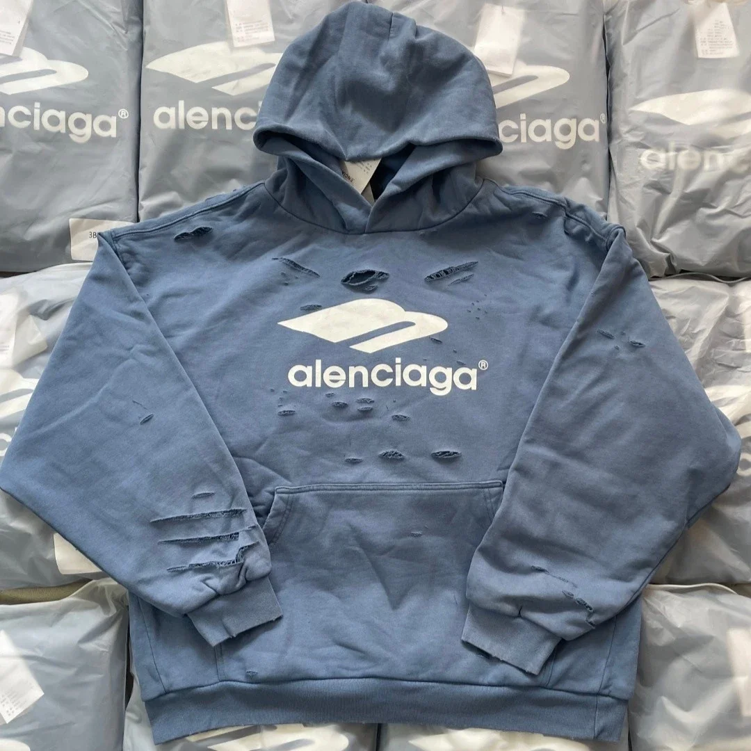 Balenciaga Distressed 3B Hoodie