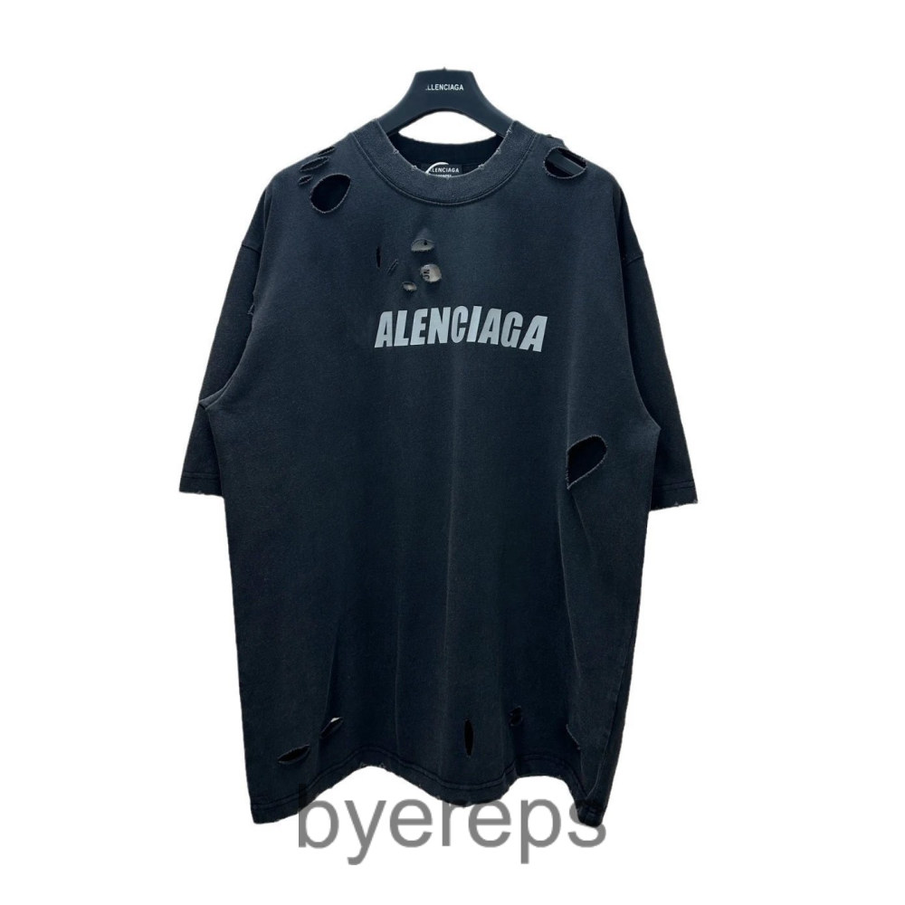 Balenciaga Distressed Logo Shirt — photo 2 of 4