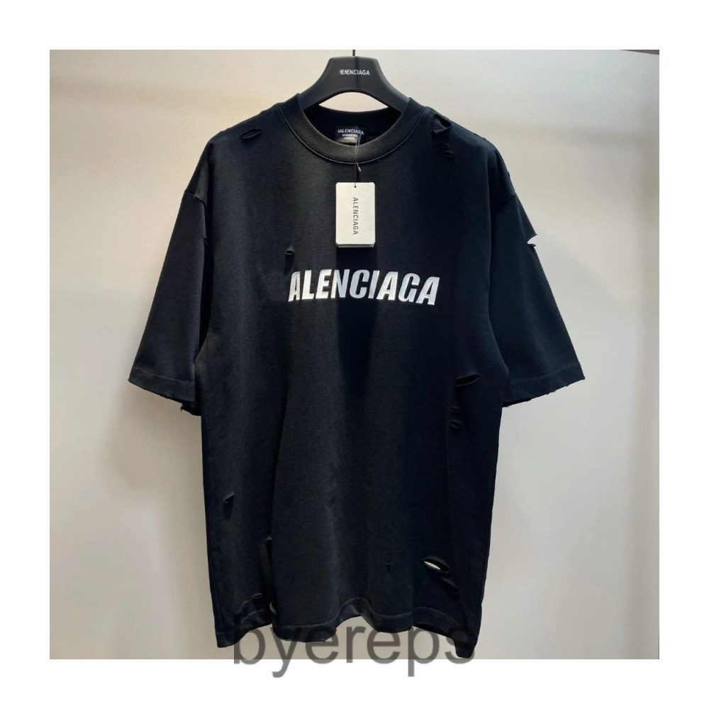 Balenciaga Distressed Logo Shirt — photo 3 of 4