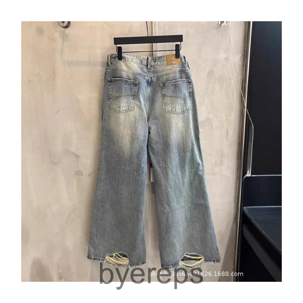 Balenciaga Flared Washed Denim — photo 2 of 4