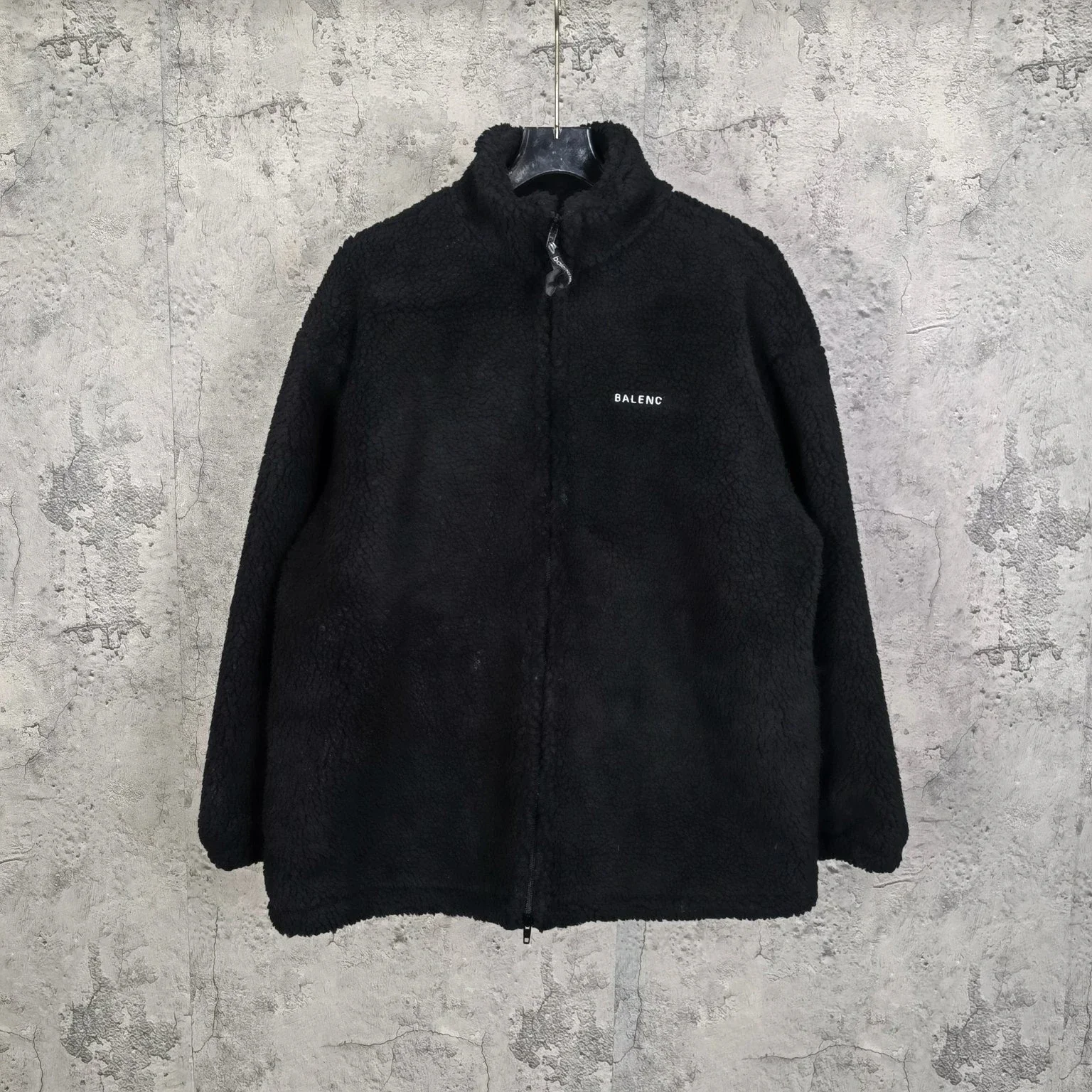 Balenciaga Fleece Zip-Up Jacket