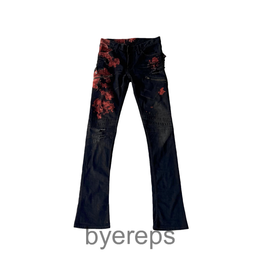 Balenciaga FW25 Flared Denim Cargo