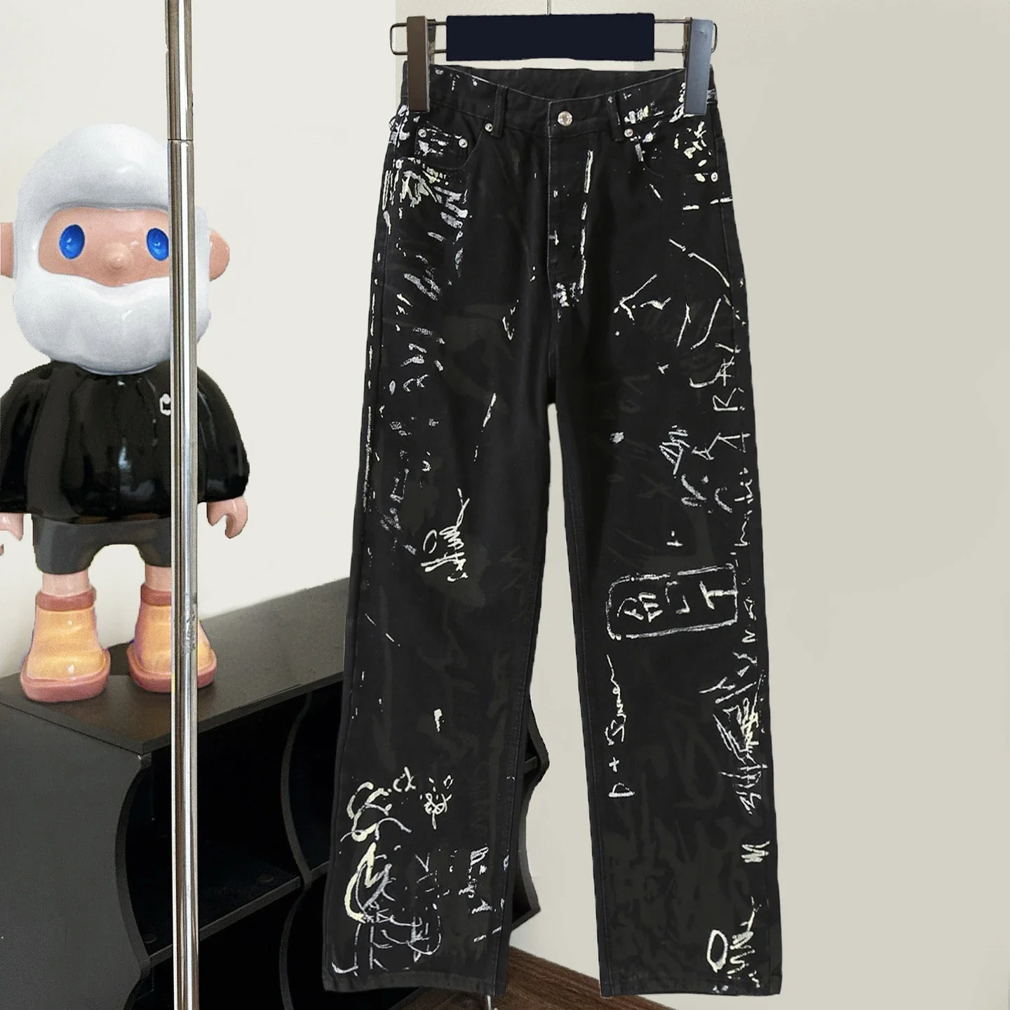 Balenciaga Graffiti Baggy Jeans