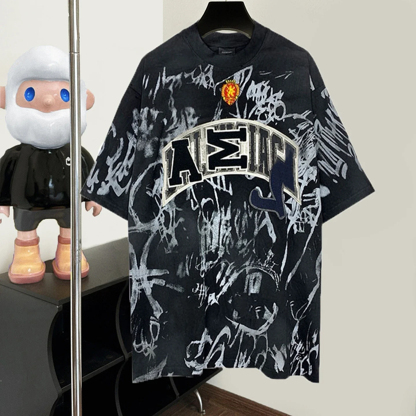 Balenciaga Graffiti Logo T-Shirt