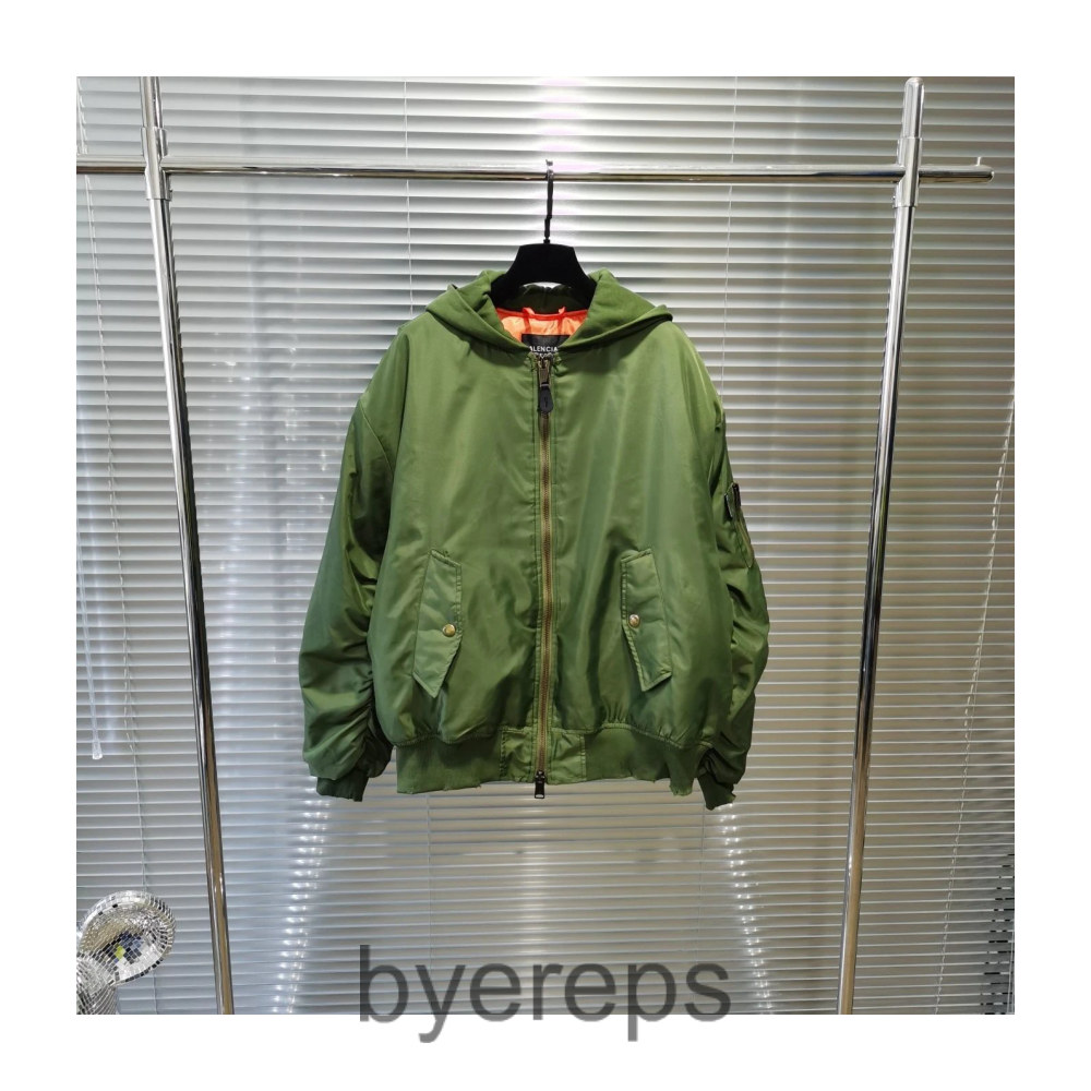 Balenciaga Hooded Bomber (green)