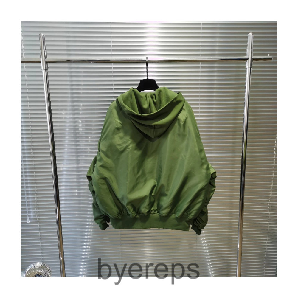 Balenciaga Hooded Bomber (green) — photo 3 of 4