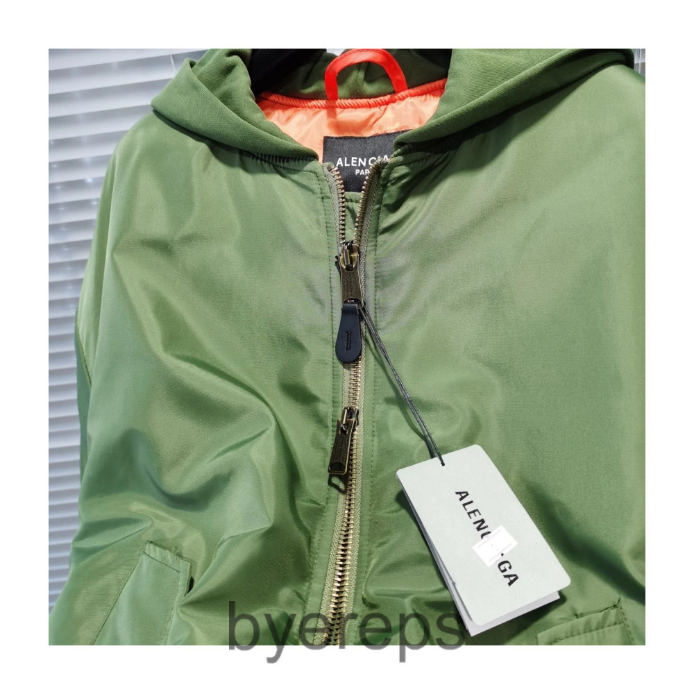 Balenciaga Hooded Bomber (green) — photo 4 of 4