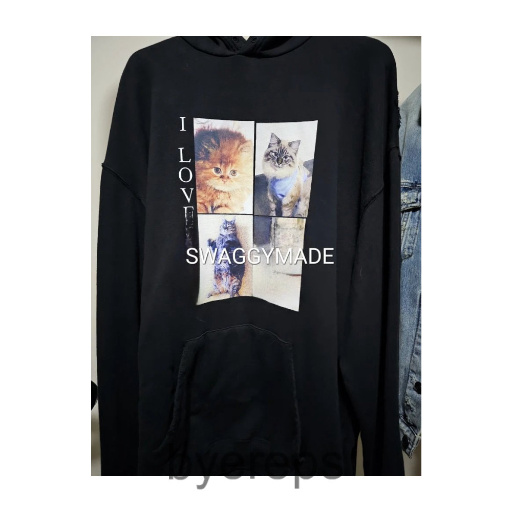 Balenciaga "I LOVE CATS" Hoodie — photo 2 of 2