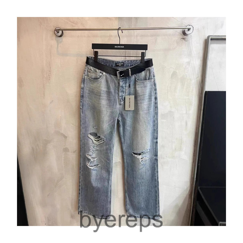 Balenciaga Jeans With A Belt