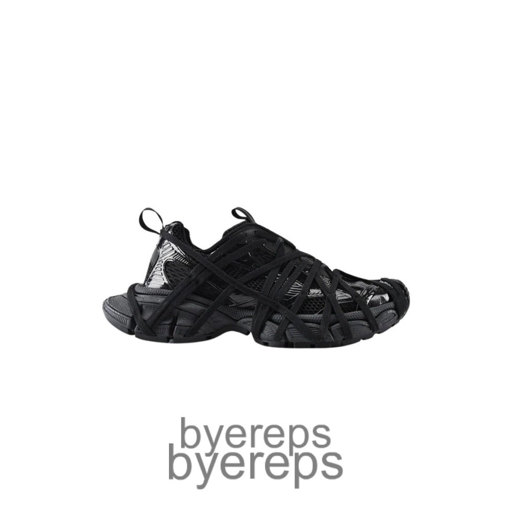 Balenciaga Men’S 3xl Mesh Runner 9110 All Black