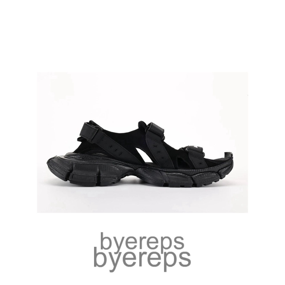 Balenciaga Men’S Black 3xl Sandals