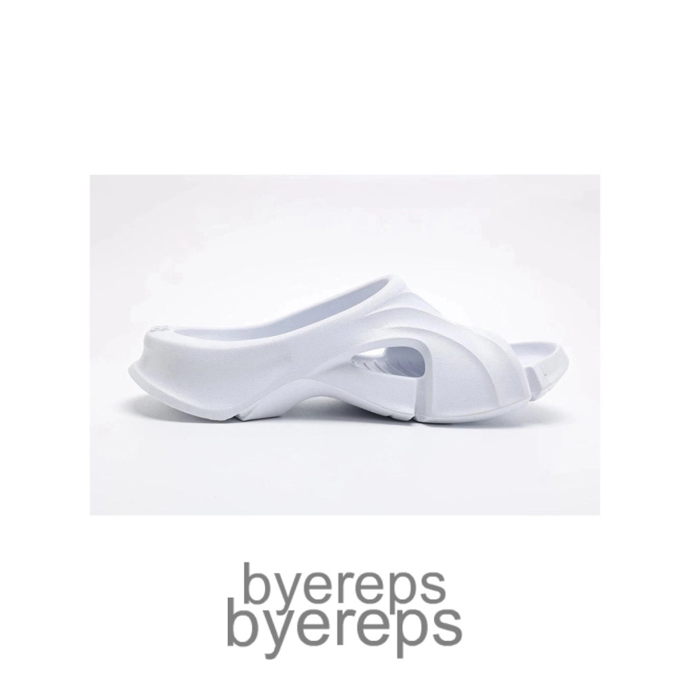 Balenciaga Mold Slide Sandal White