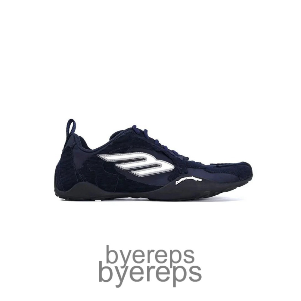Balenciaga Monday Ultra Corduroy-Trimmed Dark Blue