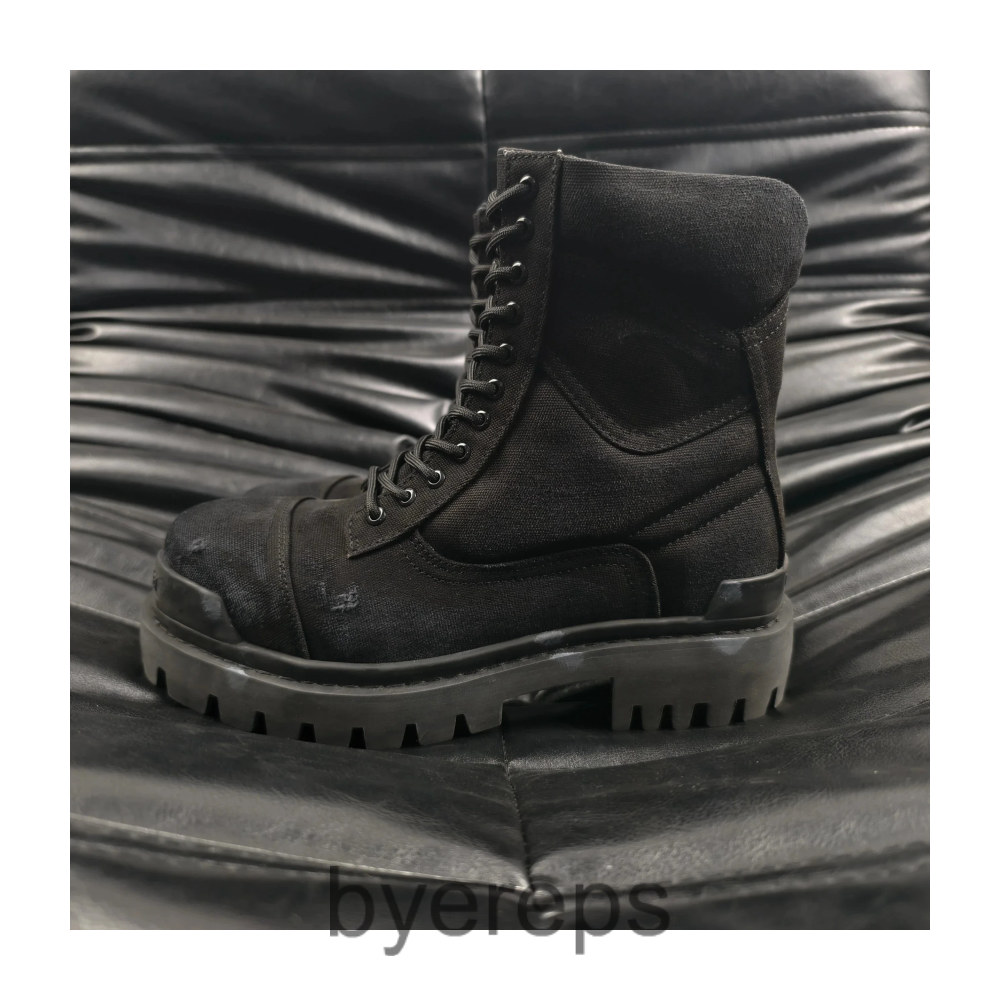 Balenciaga Multilogo Strike Boots