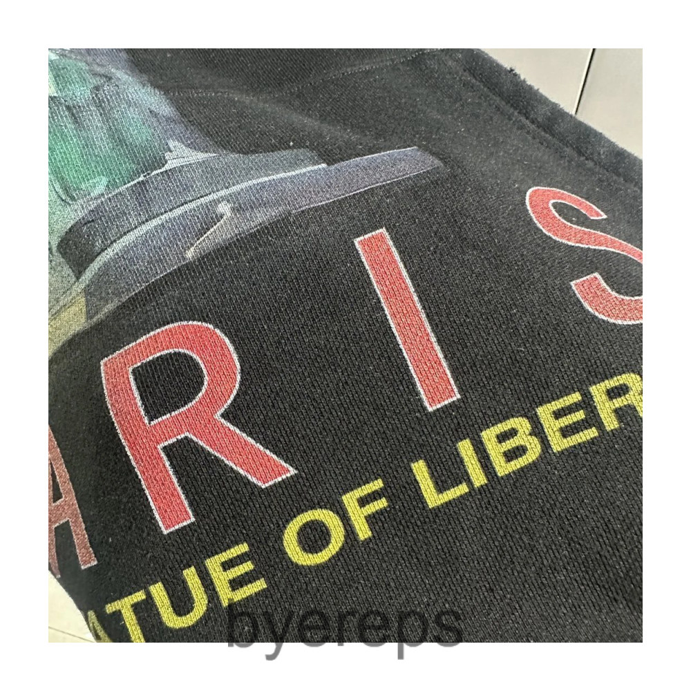 Balenciaga Paris Liberty Distressed Hoodie — photo 4 of 4