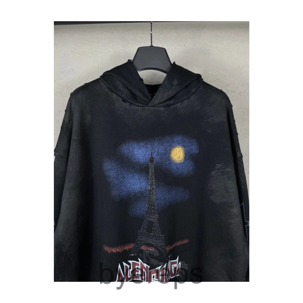 Balenciaga Paris Moon Cotton Hoodie — photo 2 of 4