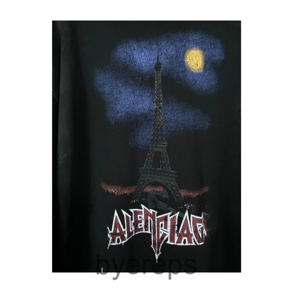 Balenciaga Paris Moon Cotton Hoodie — photo 3 of 4