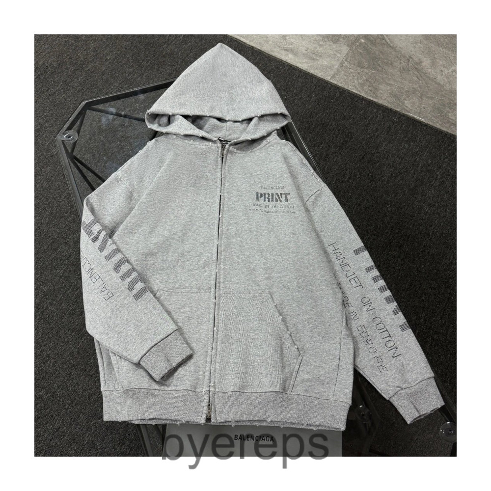 Balenciaga "Print" Zip Up Hoodie — photo 3 of 4