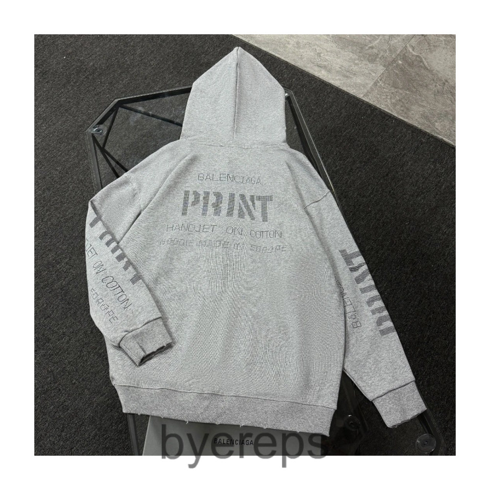 Balenciaga "Print" Zip Up Hoodie — photo 4 of 4