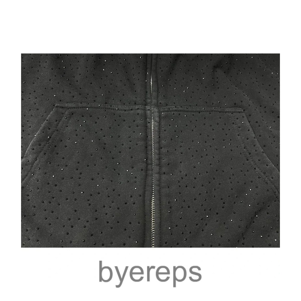 Balenciaga Rhinestone Hoodie Black — photo 4 of 4