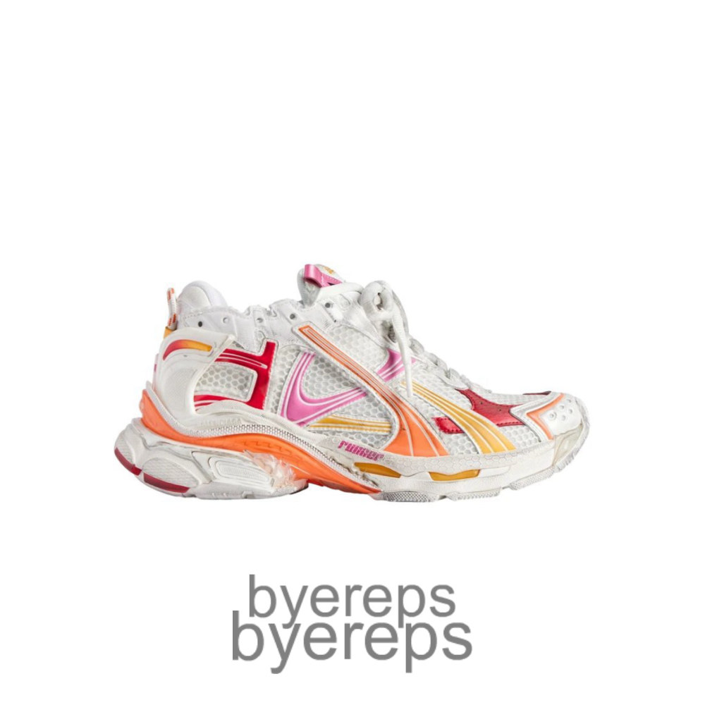 Balenciaga Runner White Orange/Pink/Red