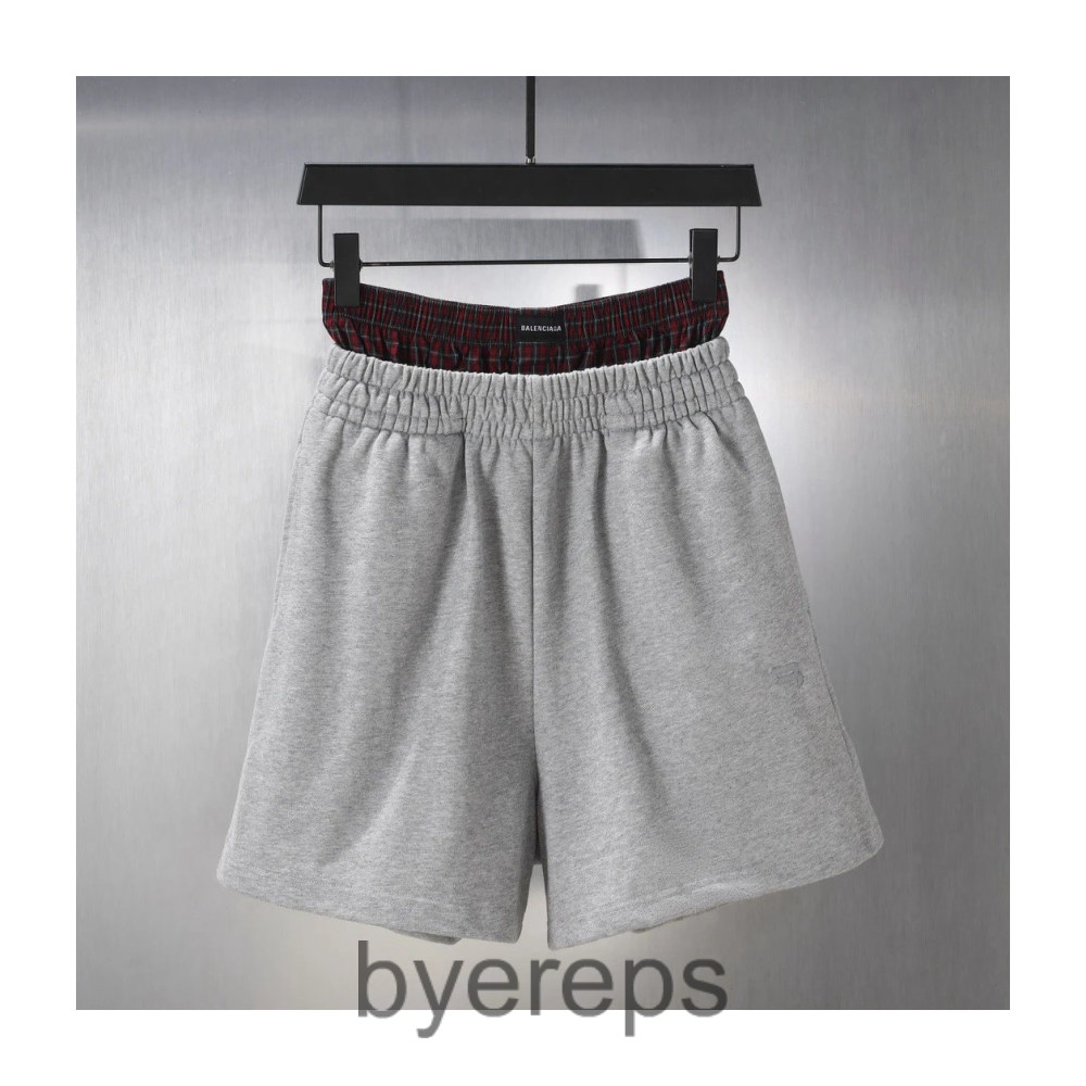 Balenciaga Shorts with Underwear ( Black-Red )