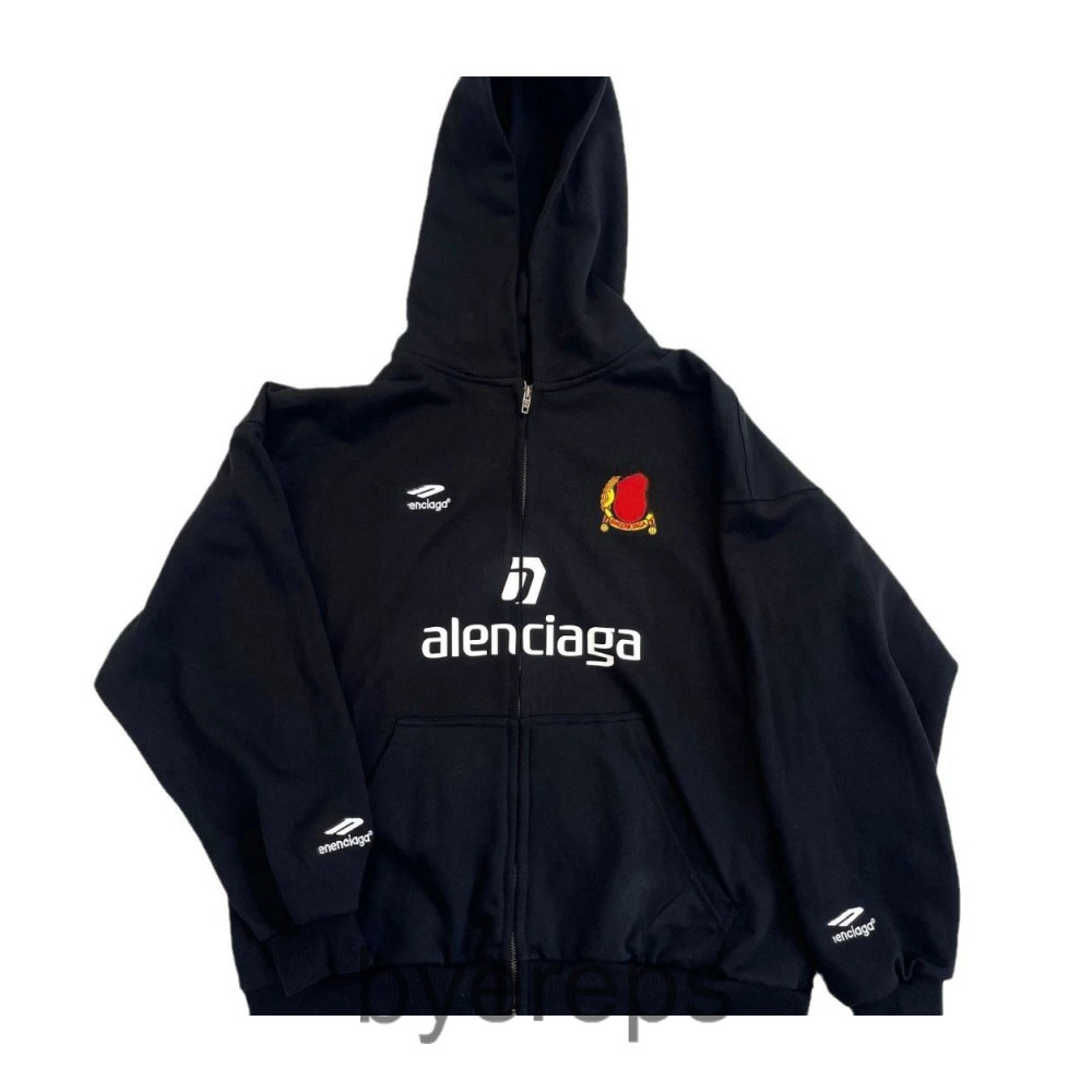Balenciaga Soccer Zip Up Hoodie