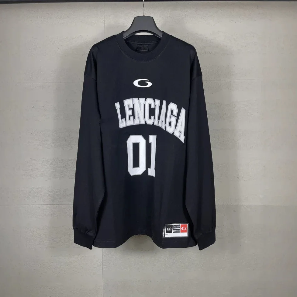 Balenciaga Sport Logo 01 Long Sleeve T-Shirt