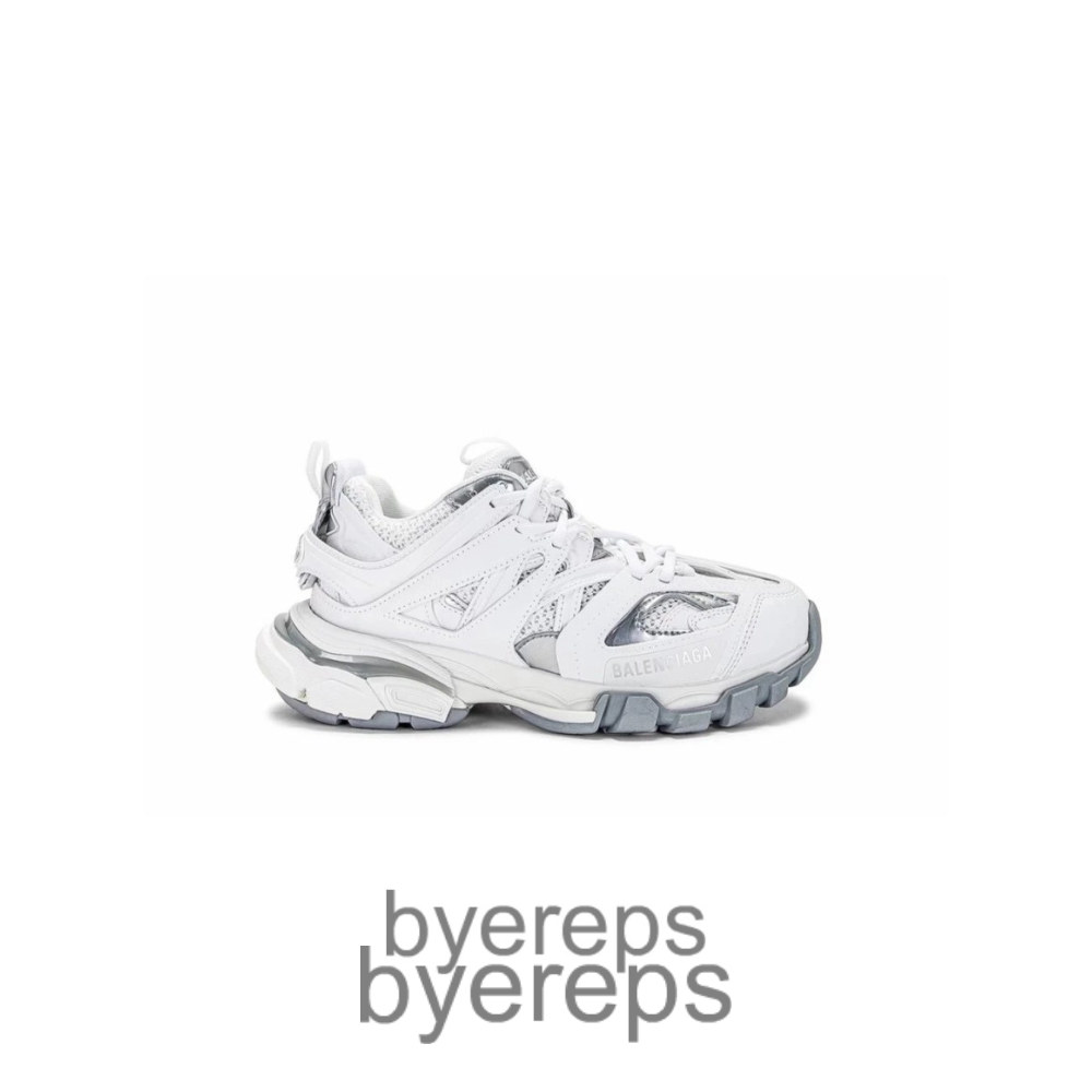 Balenciaga Track Sneaker White Silver