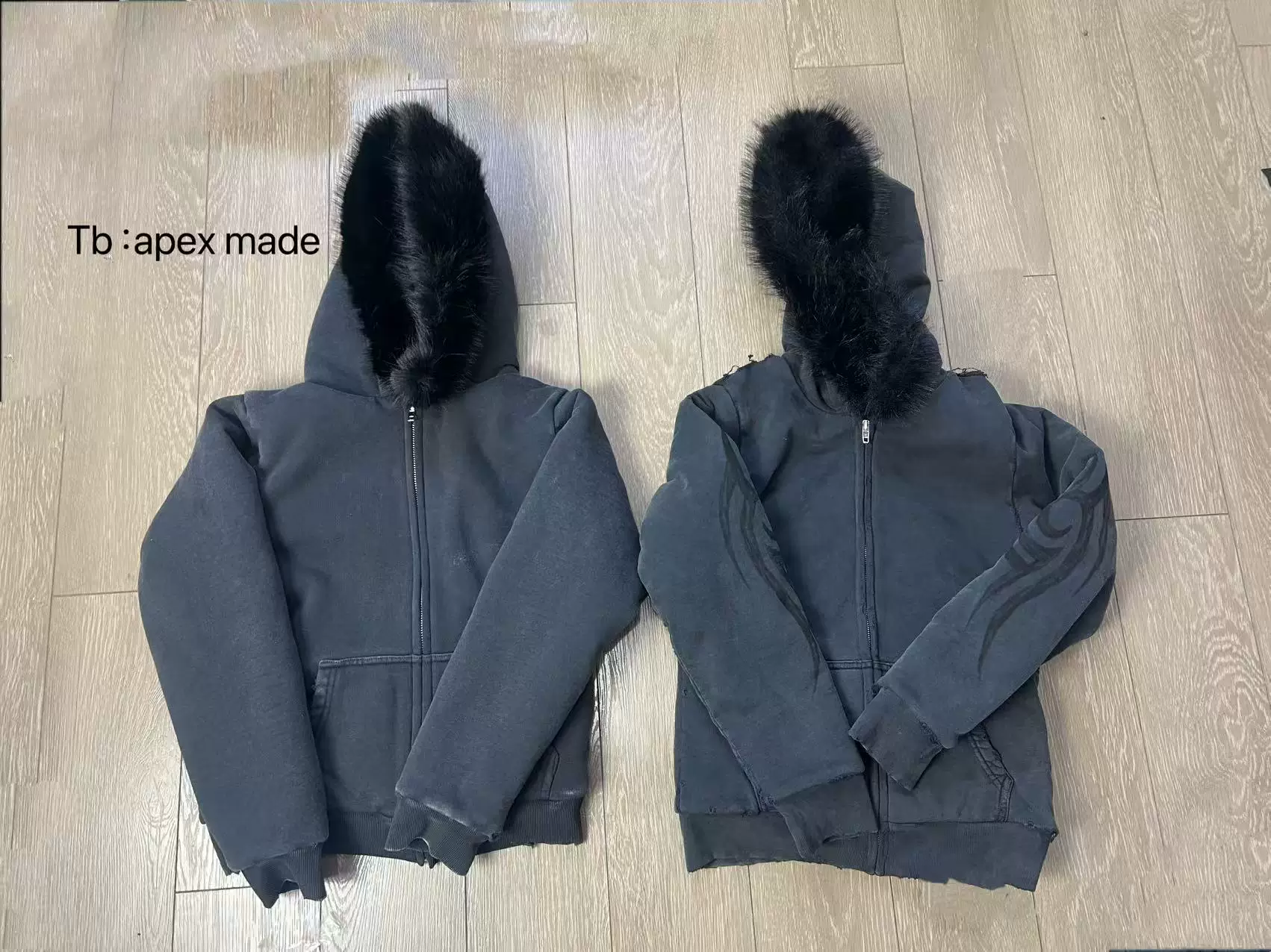 Balenciaga Tribal Fur Hoodie