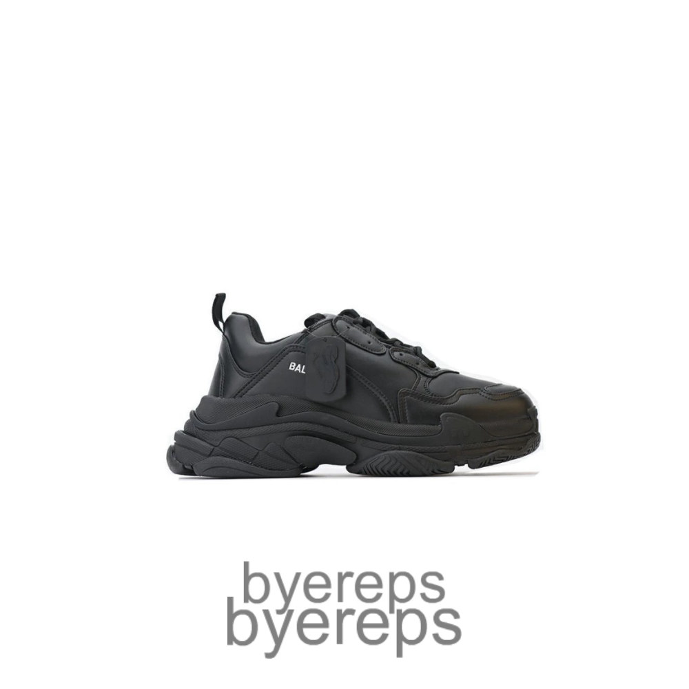 Balenciaga Triple S Sneaker Black Leather